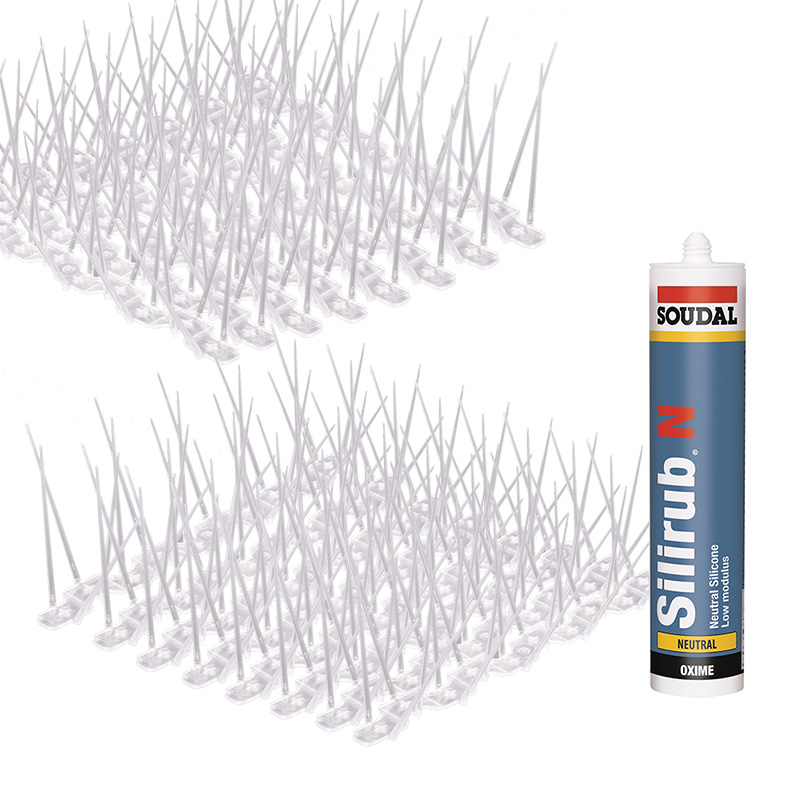 Pigeon Spikes 5 Metre Kit FREE Adhesive